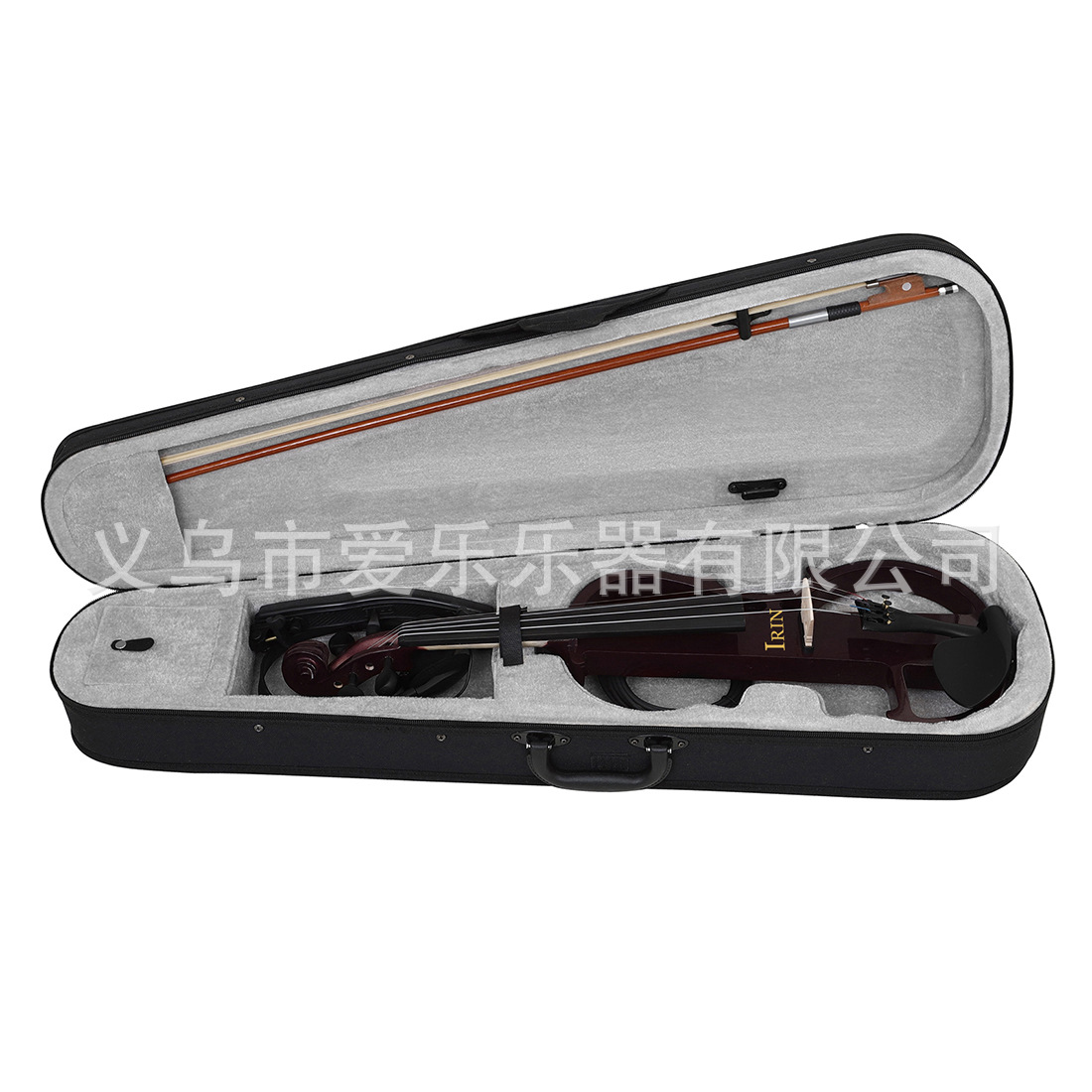 Crossover hot sale 4/4 violín electroacústico madera sólida violín silencioso para adultos y adolescentes conjunto de violín electrónico details Picture