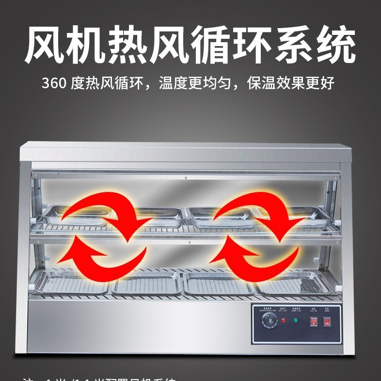 Commercial insulated cabinets, cooked food, egg tarts, bread insulated display cabinets, multi-layer visual display cabinets for convenience stores, factory direct sales details Picture