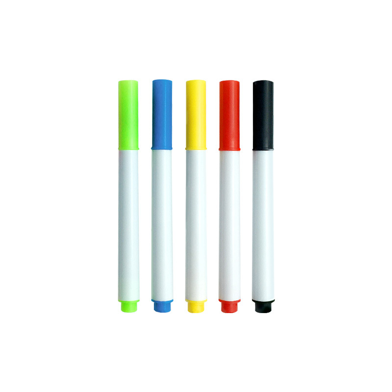 5-color children's colored whiteboard pen set with fine pen tips that can be erased and written. Wholesale from the manufacturer. Colorful festival gift box Item Picture