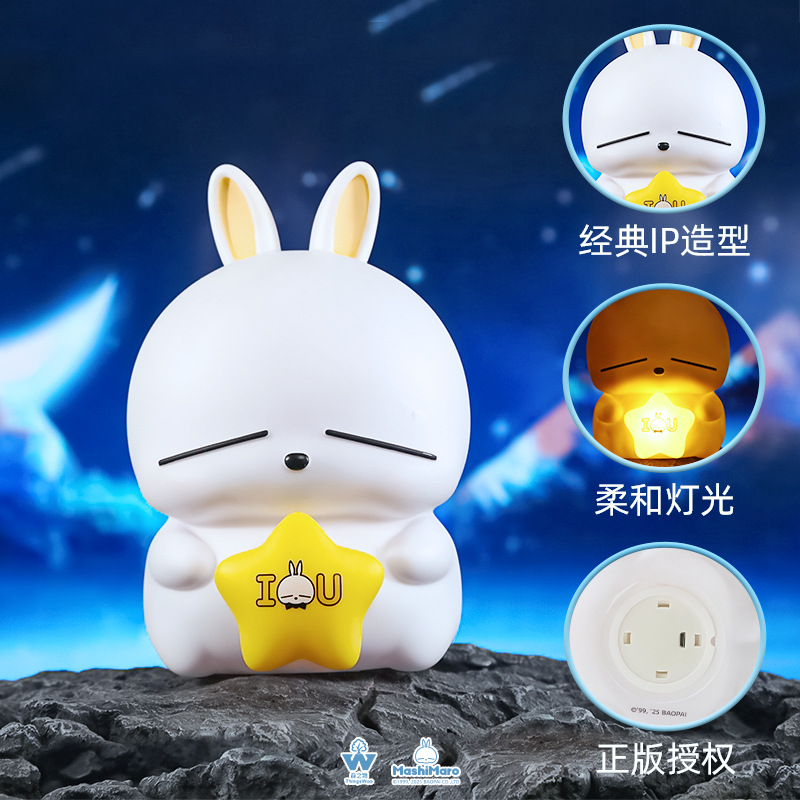 Wholesale of new Rogue Rabbit creative decorative items, multi-functional luminous resin decorative items for home and bedroom decoration handicrafts Application Scenario