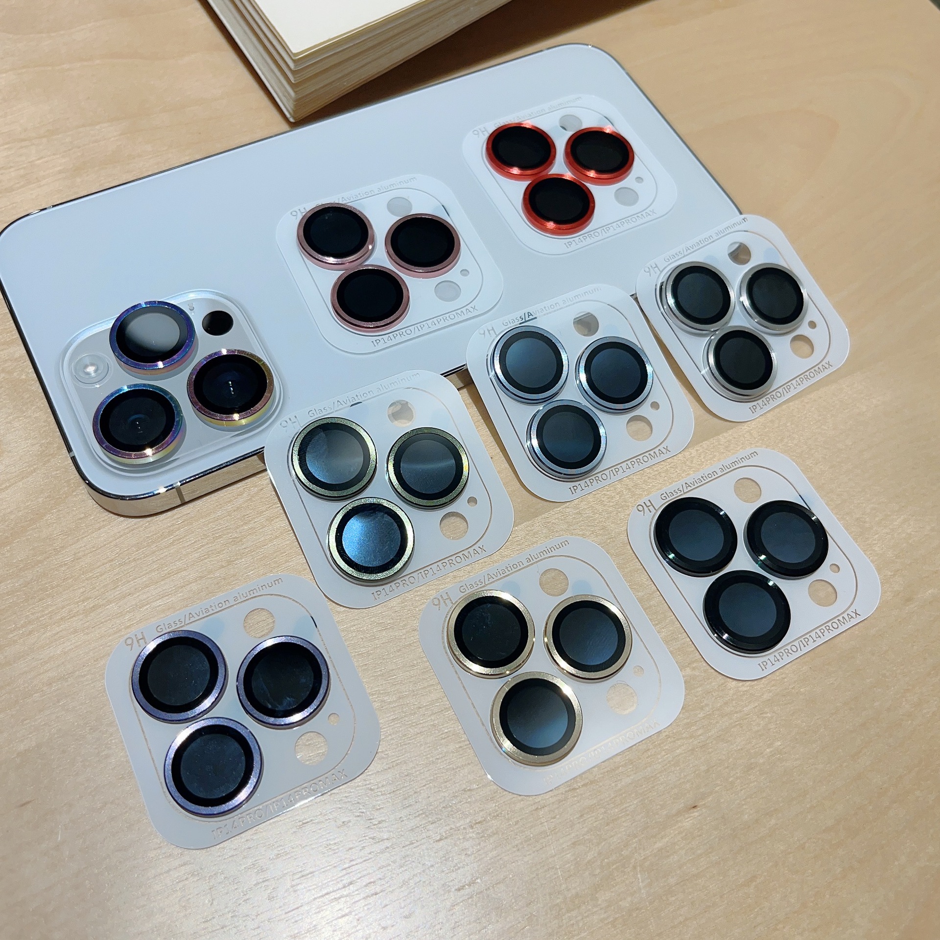 Cd-patterned lens film is suitable for iPhone17promax and Apple 16pro camera protection film 15pro Colorful women
