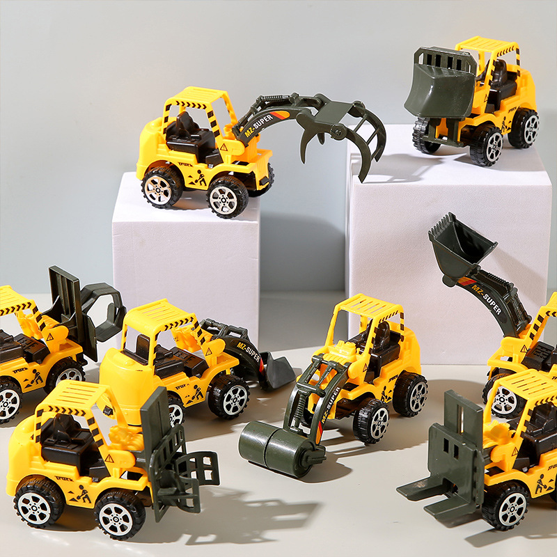 Simulation engineering vehicle alloy toy car model, children's educational toy car model, fun collection Specification image