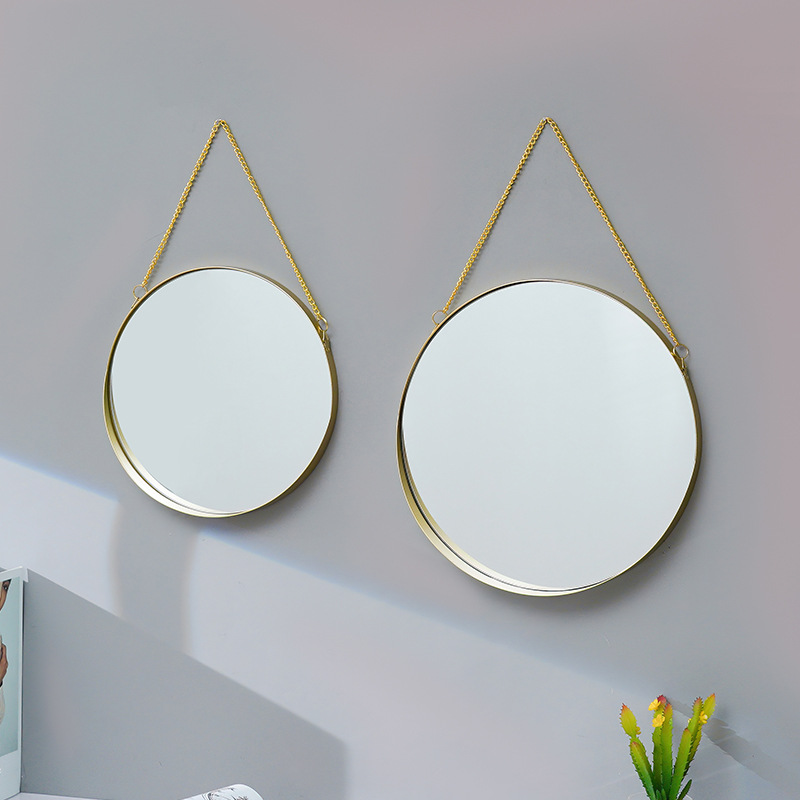 Wall-mounted dormitory dressing mirror, wall-mounted bathroom mirror, washbasin mirror, makeup mirror, bathroom mirror and bathroom mirror without drilling holes Wall-mounted dormitory dressing mirror, wall-mounted bathroom mirror, washbasin mirror, makeup mirror, bathroom mirror and bathroom mirror without drilling holes