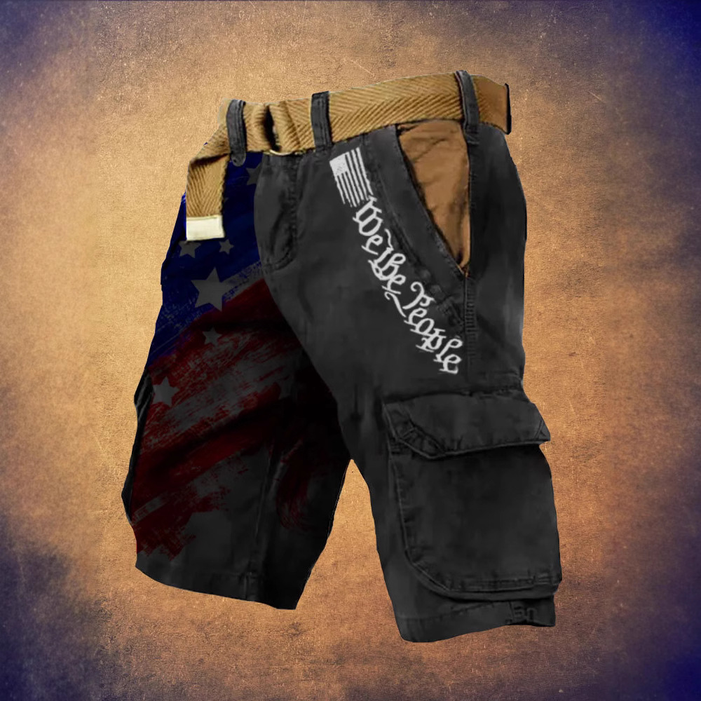 In 2026, the cross-border best-selling 3D beach pants imitating denim with digital printing are a comfortable bestseller on Amazon's independent website TEMU Specification drawing