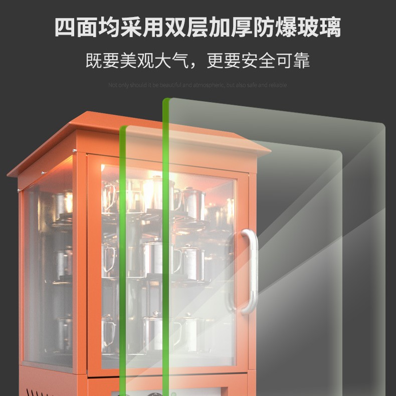 Direct sales from the manufacturer of commercial sweet potato machines, fully automatic electric heating sweet potato baking machines, and multi-functional baking machines for night market stalls Specification image