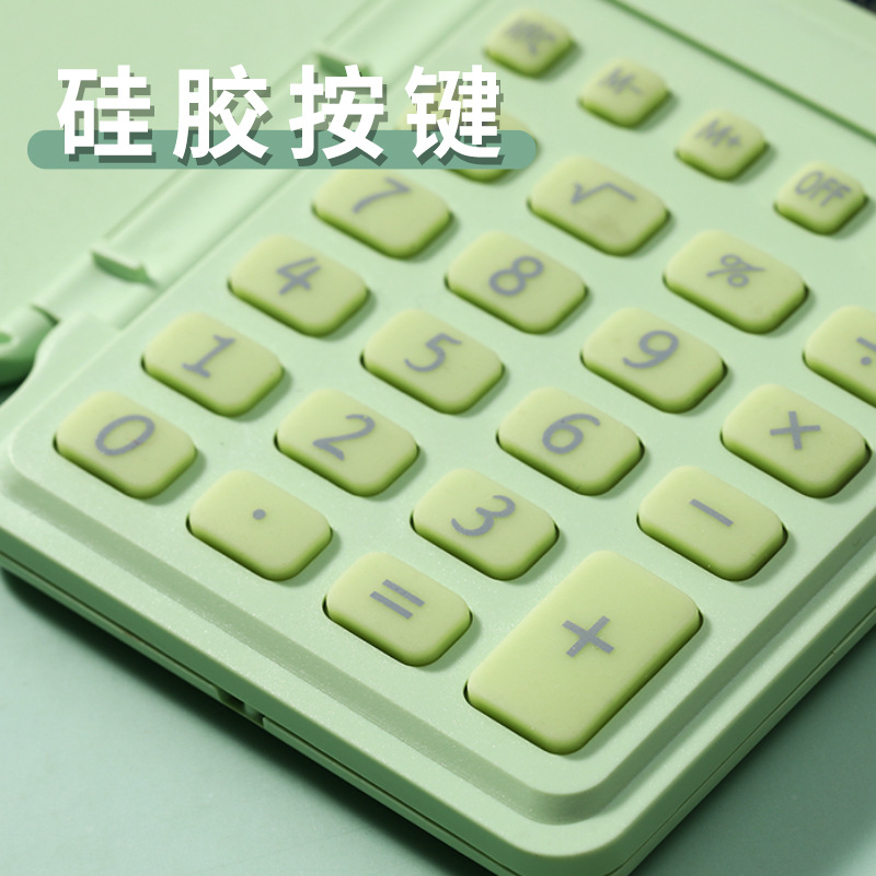 328 Calculator source factory, high-quality macaron color ribbon cover calculator, palm calculator Application Scenario