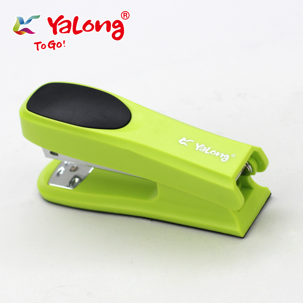 YL55021 low-cost stapler with rubber base, anti-slip stapler, high-quality metal for back-to-school stationery Specification image
