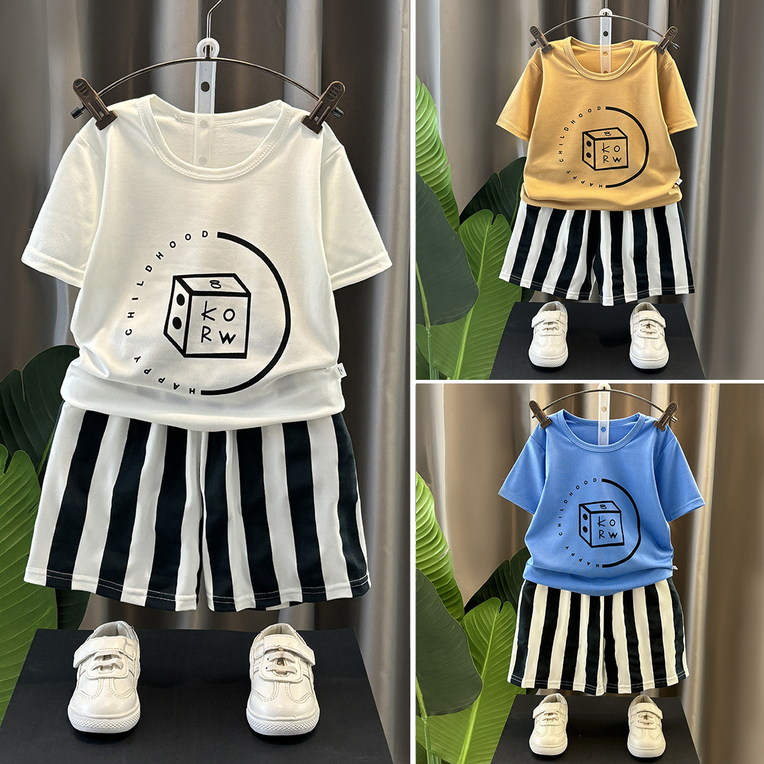 قمصان للفتيان من أجل قمصان أطفال صيفية للأطفال، مجموعة جديدة من قمصان تي -شيرت للأطفال، طراز 2025.