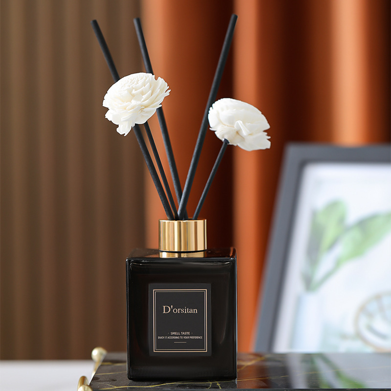 Dorsitan aromatherapy bottle, ecological bottle, acrylic vase, home decoration item, bamboo and cypress potted plant