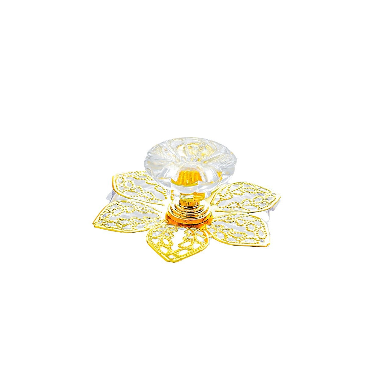 水晶/水晶工艺品/球形半圆包边钻/象神/水晶批发白底实物图