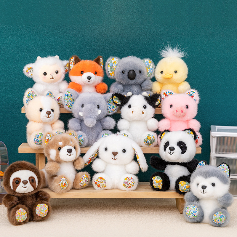 Plush toy pendants, Little Bean series mini dolls, soothing and stress-relieving figurines, trendy wholesale bags and pendants details Picture