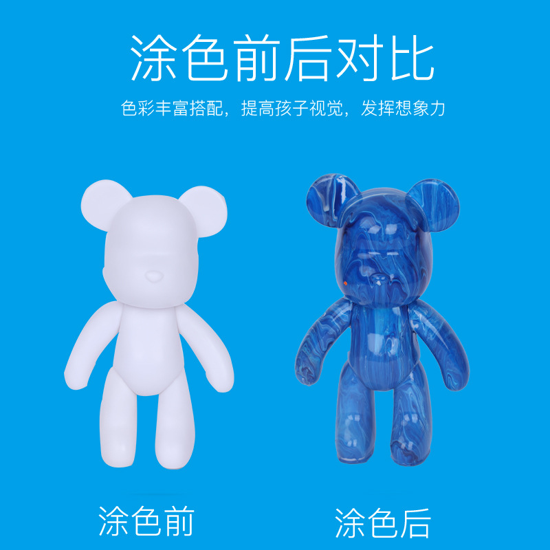石膏娃娃玩具/石膏娃娃/石膏娃娃袋/DIY彩绘/茶宠产品图