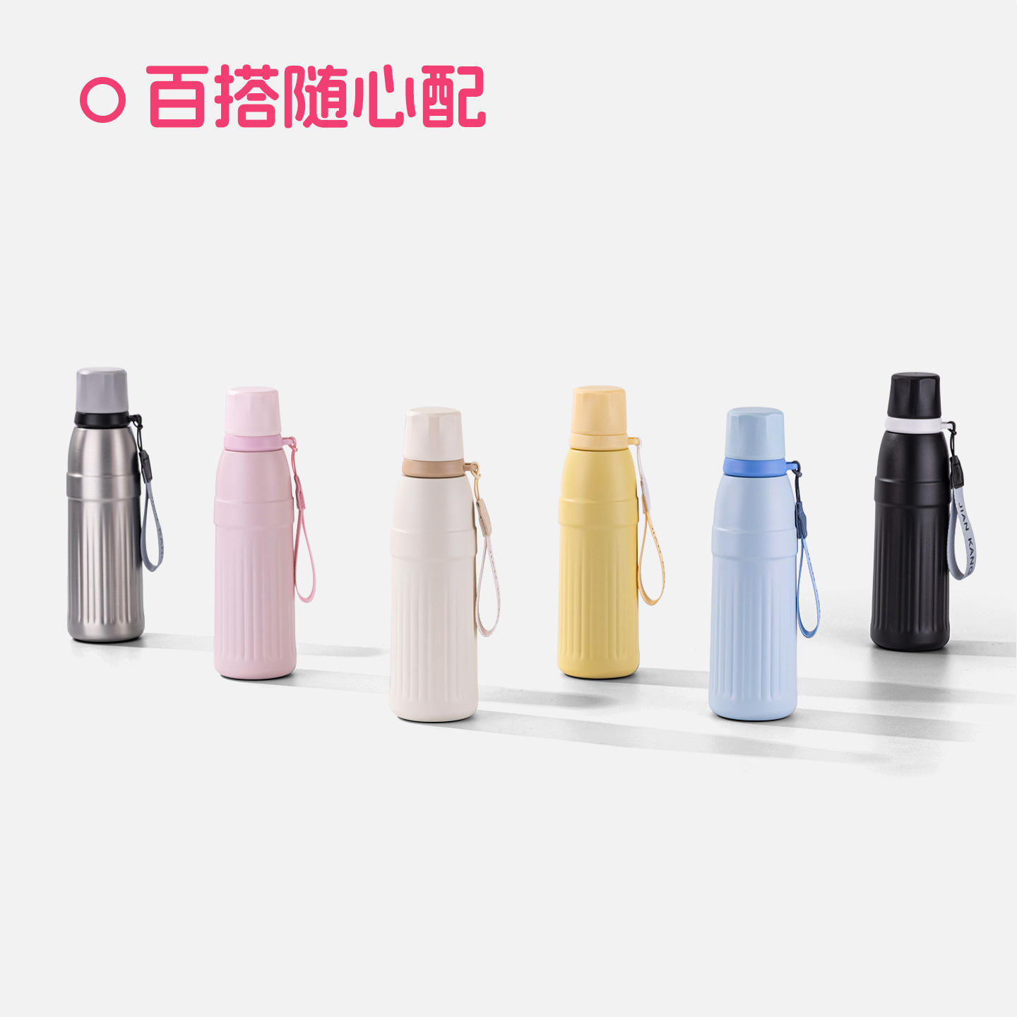 Free shipping insulated cup for girls, 2025 new high appearance level water cup, special children's straw cup for boys' school full image