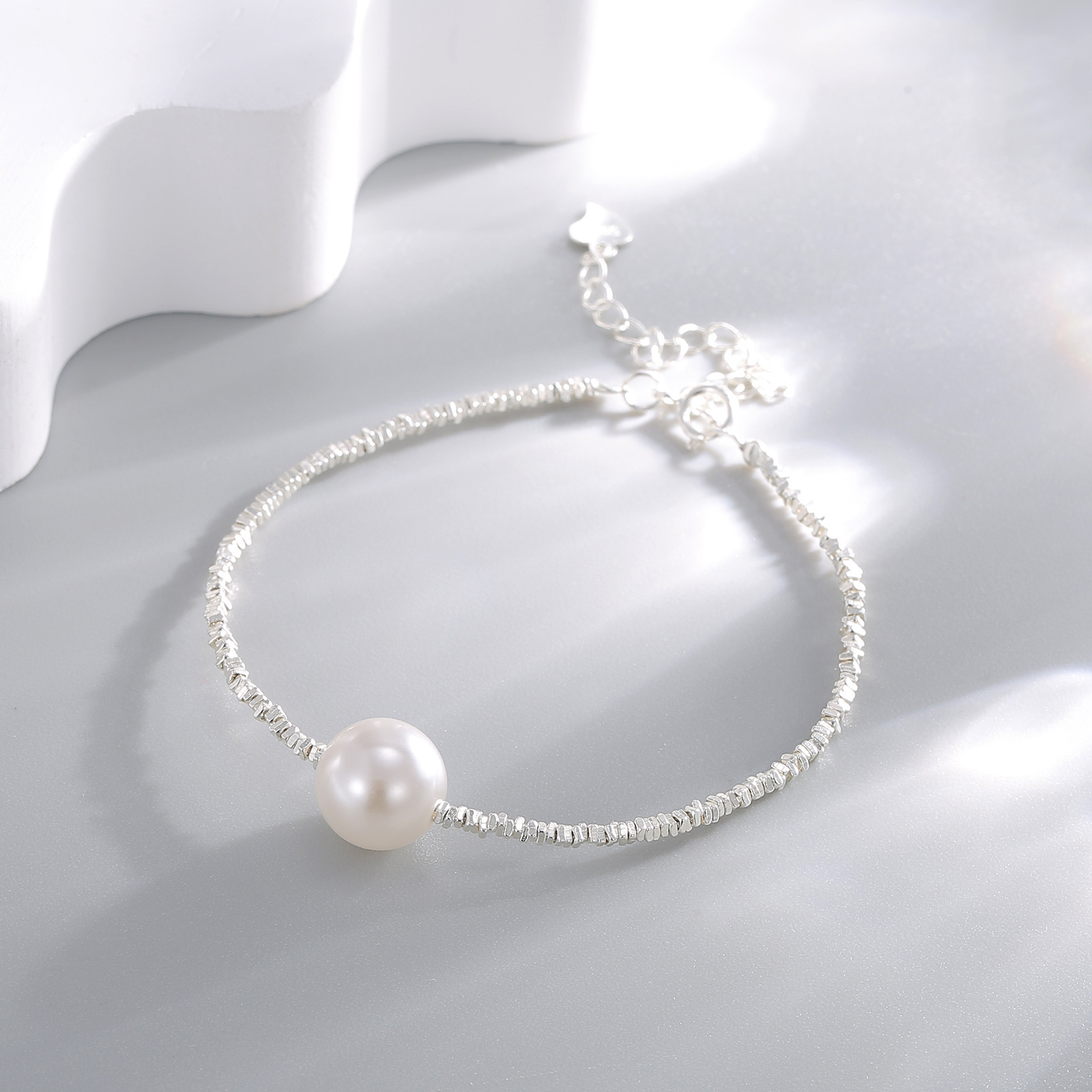 项链/珍珠项链/不锈钢项链/沙金/首饰细节图