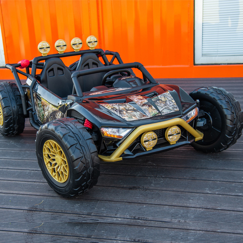 双人座儿童电动车四轮超大越野车可遥控小孩宝宝24V可坐人玩具车