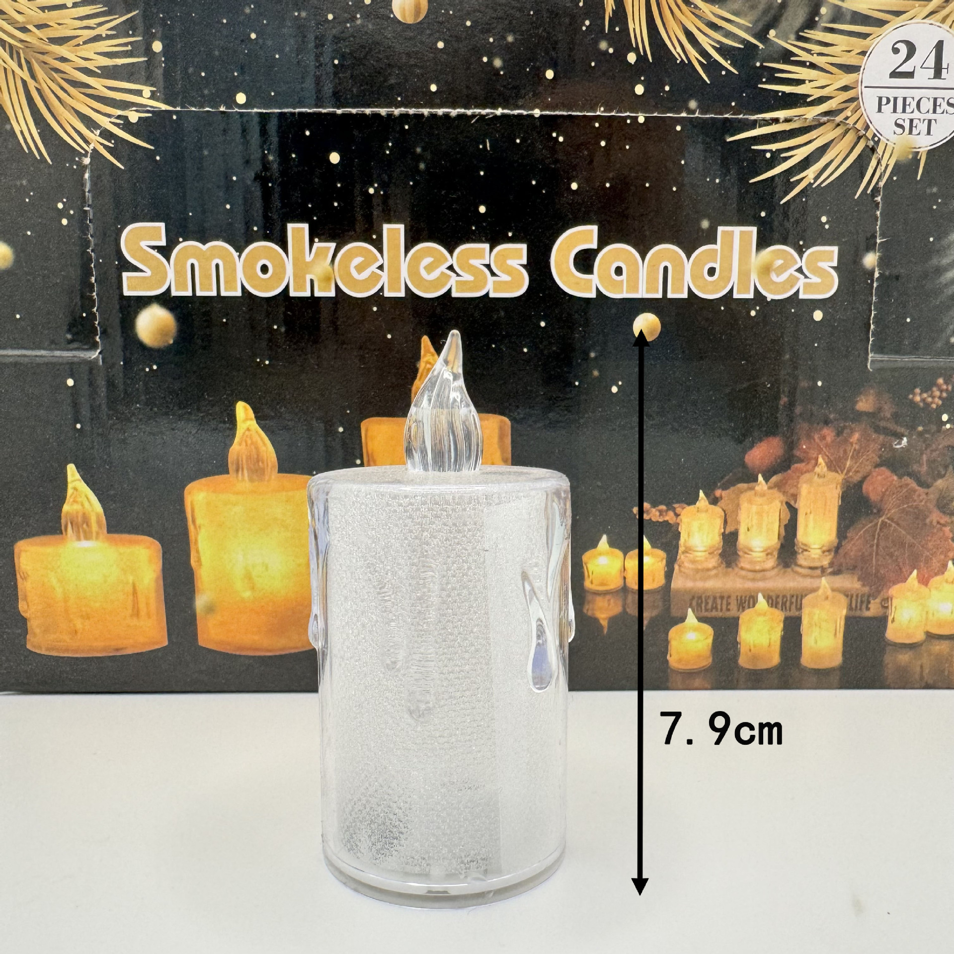 IED simulated tearful transparent electronic candle creative arrangement Birthday surprise romantic proposal decoration Application Scenario