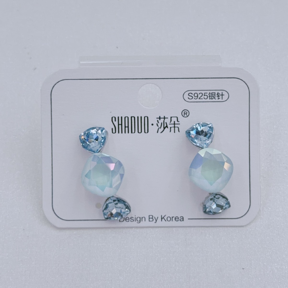 饰品/耳钉/耳饰/精致款纯银小耳钉/珍珠产品图