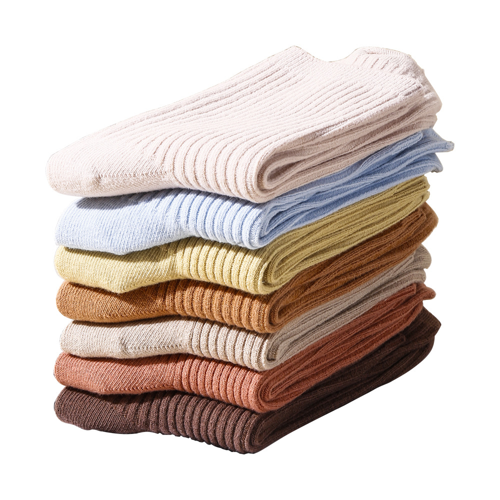 Women's pure cotton mid-calf socks, spring and autumn badminton socks, spring pure cotton socks, women's postpartum socks, cotton socks wholesale Item Picture