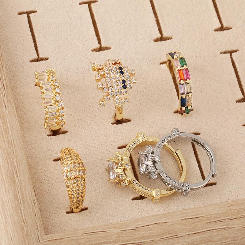 戒指/银戒指女个性/银戒指/韩版戒指不掉色/法式戒指产品图