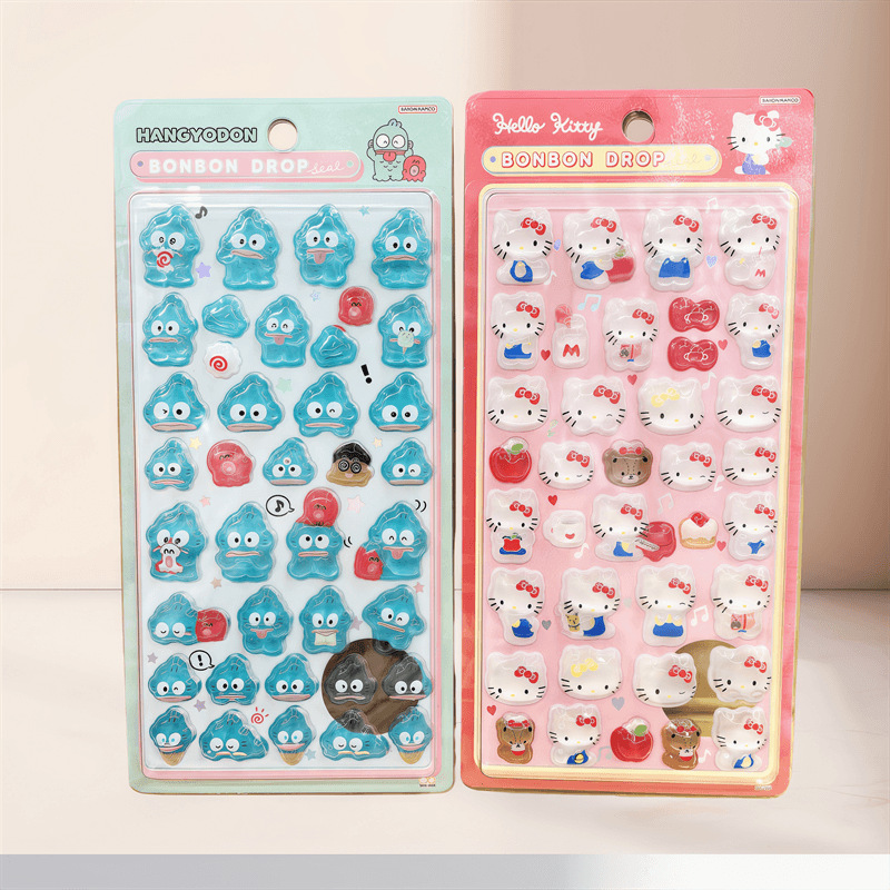 Japanese-style crystal Sanrio, cinnamon dog, Melody fun stickers, cartoon mobile phone, 3d relief decoration, three-dimensional Application Scenario