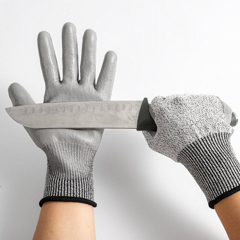 In-stock grade 5 anti-cut gloves, food-grade kitchen anti-cut gloves, fishing anti-slip and wear-resistant labor protection gloves Item Picture