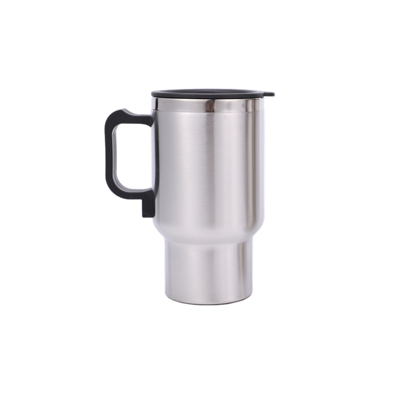 Wholesale double-layer stainless steel 12V car plug-in cup, double-steel charging car cup, insulated electric heating cup Item Picture