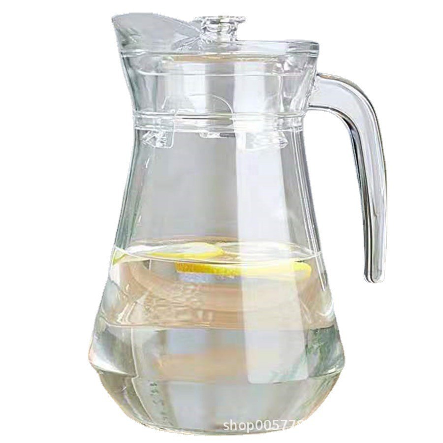 Duckbill teapot, transparent glass teapot, juice flower teapot, household large-capacity milk drink, cold boiled water, cold water teapot Item Picture