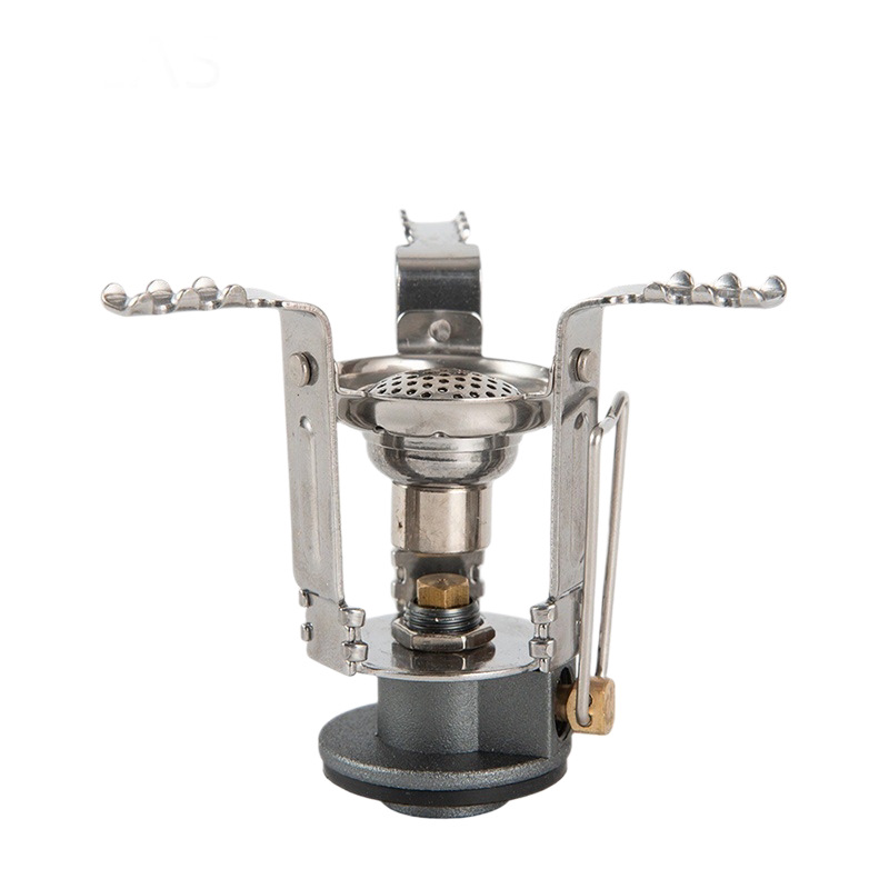 ATLAS portable mini gas stove, outdoor camping burner, windproof and high-flame stove, stainless steel one-piece camping Item Picture