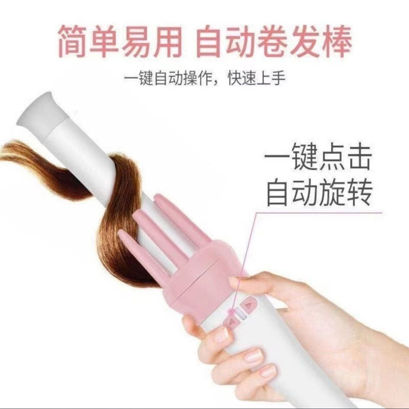 Cross-border foreign trade fully automatic curling iron, lazy person multi-functional home curling wonder, perming large curls and big waves curling iron P52 Specification image