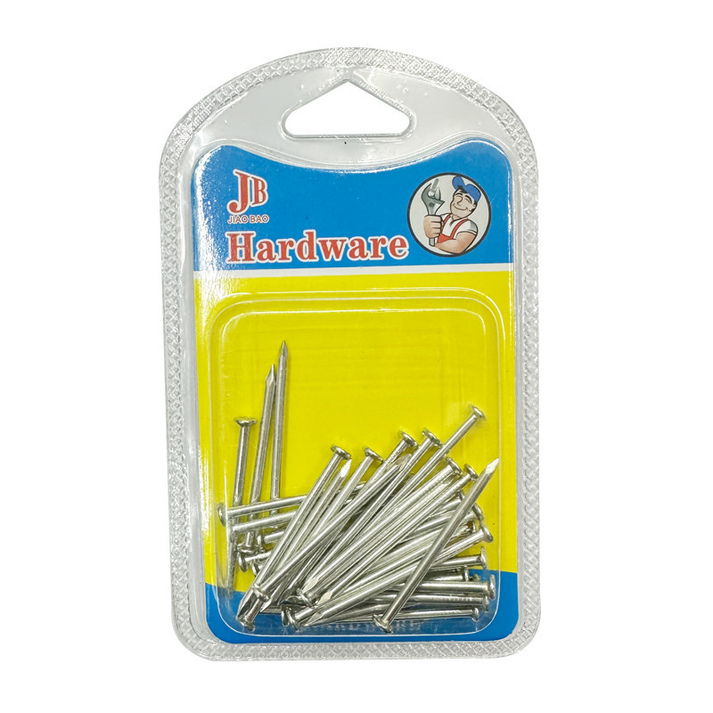 Factory wholesale of hardware, supermarket type iron nails, household iron nails, wooden nails, round nails, foreign trade supermarket iron floor nails details Picture