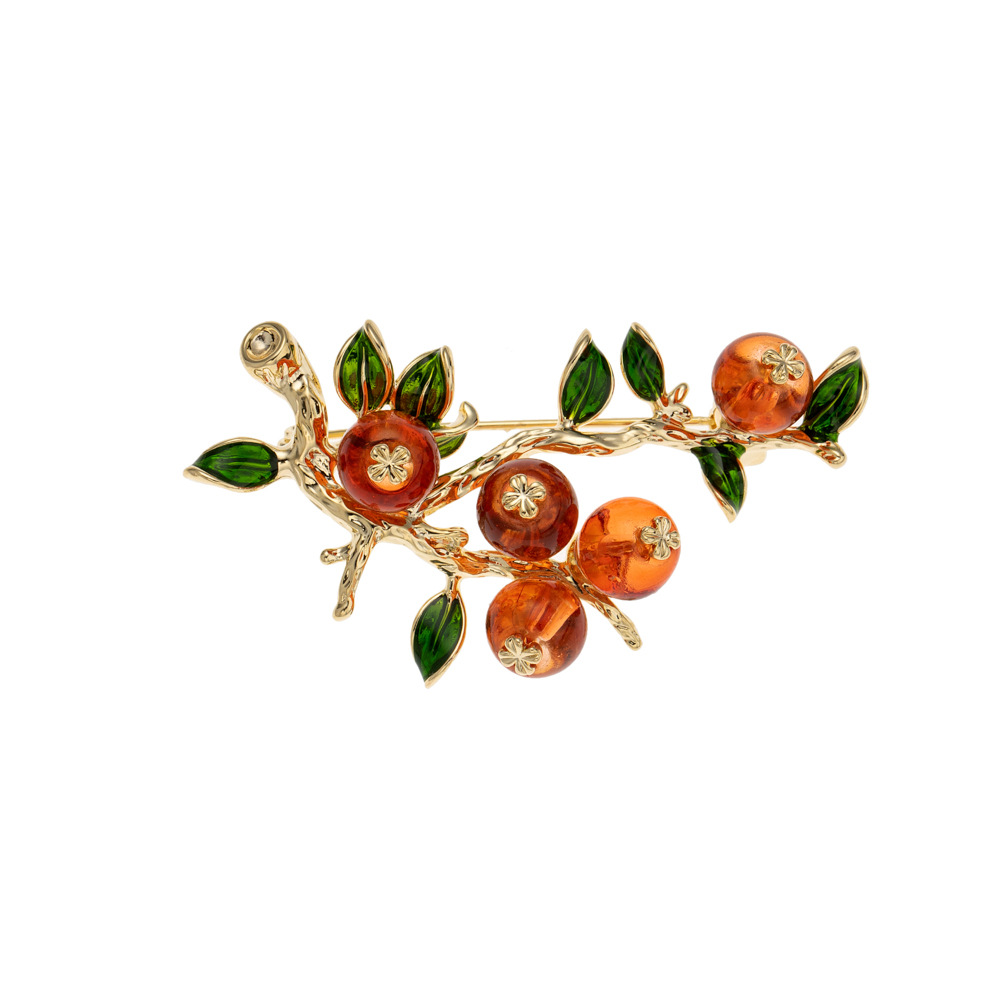 Broche de estilo chino de alta gama de moda versátil vintage broche collar pin de traje de alta gama Item Picture