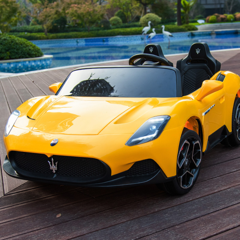 玛莎正版拉蒂MC20双座儿童电动车四轮宝贝玩具车可坐双人儿童电动