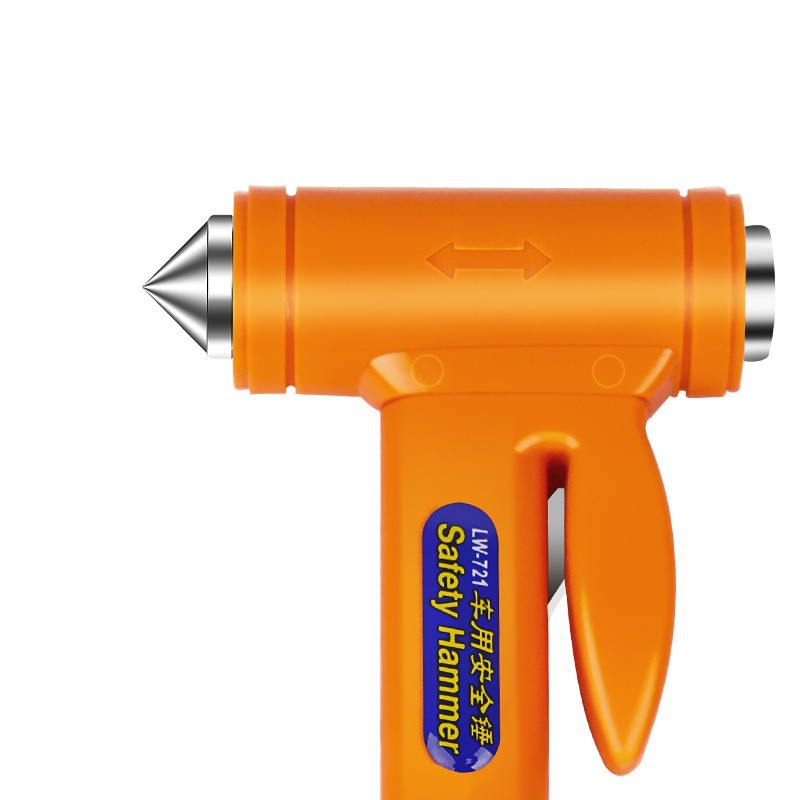 Wholesale of automotive supplies: Vehicle-mounted safety hammers, life-saving hammers, escape window-breaking hammers, vehicle emergency escape LW-721 Application Scenario