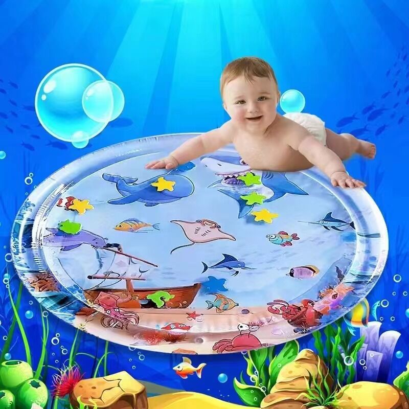 Summer baby multi-specification patting water MATS, children's play ice MATS, inflatable and water-filled Marine creature crawling MATS wholesale details Picture