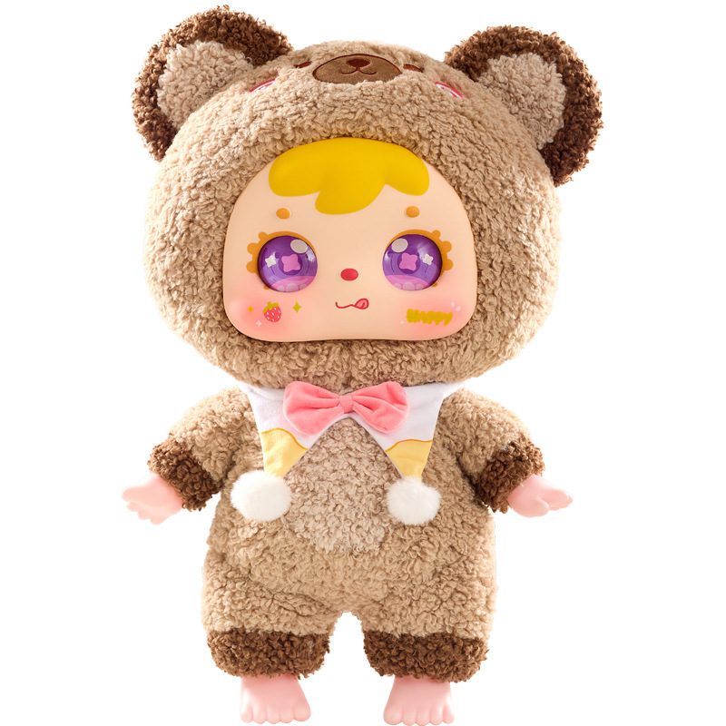 Sanxiaomao 1000-body cake shop plush collectible blind box figurines, cute rabbit big plush birthday gift ornaments Item Picture