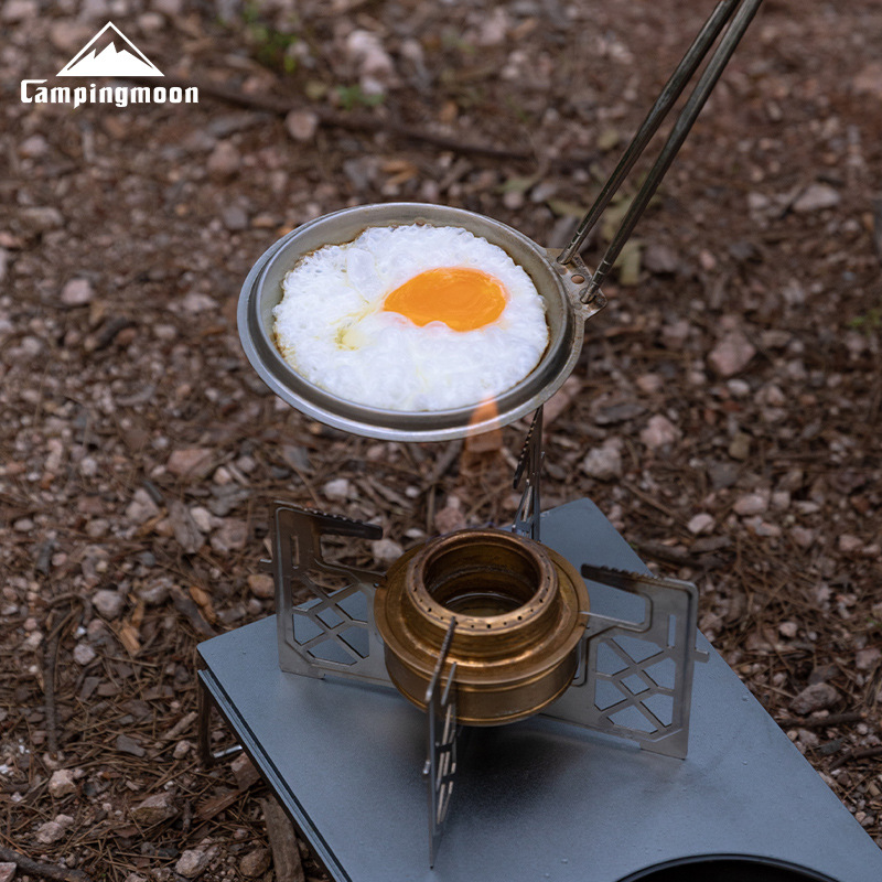 Koman S-SD stainless steel deep type snow bowl lid camping dinner plate, dipping plate, thickened stainless steel small frying plate Application Scenario