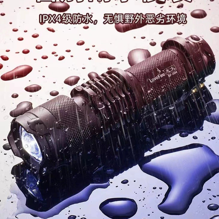 Factory wholesale function anti-aluminum alloy dimming mini USB rechargeable flashlight COB strong light outdoor lighting Application Scenario