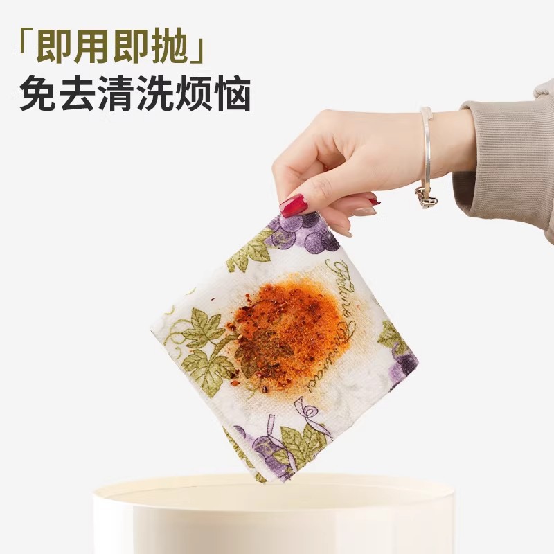 抹布/鱼鳞布/手撕抹布/一次抹巾/洗碗棉素棉细节图
