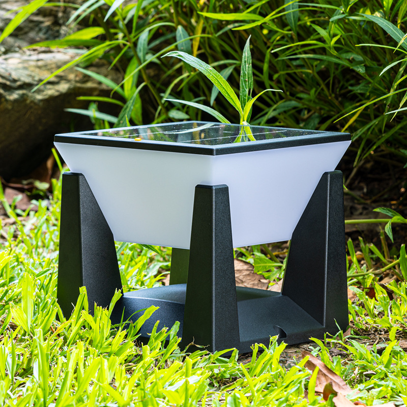 New cross-border solar column head lamp, outdoor fence and fence column lamp, garden simple waterproof outdoor courtyard lamp details Picture