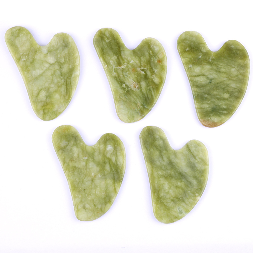 玉石刮痧板/刮痧板/经络/紫铜刮痧/指压板白底实物图