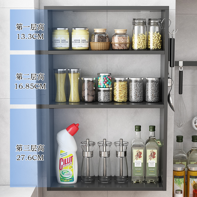 Wall-mounted bathroom storage rack without drilling, bathroom washbasin, toilet rack above the toilet bowl, cosmetic storage rack Application Scenario