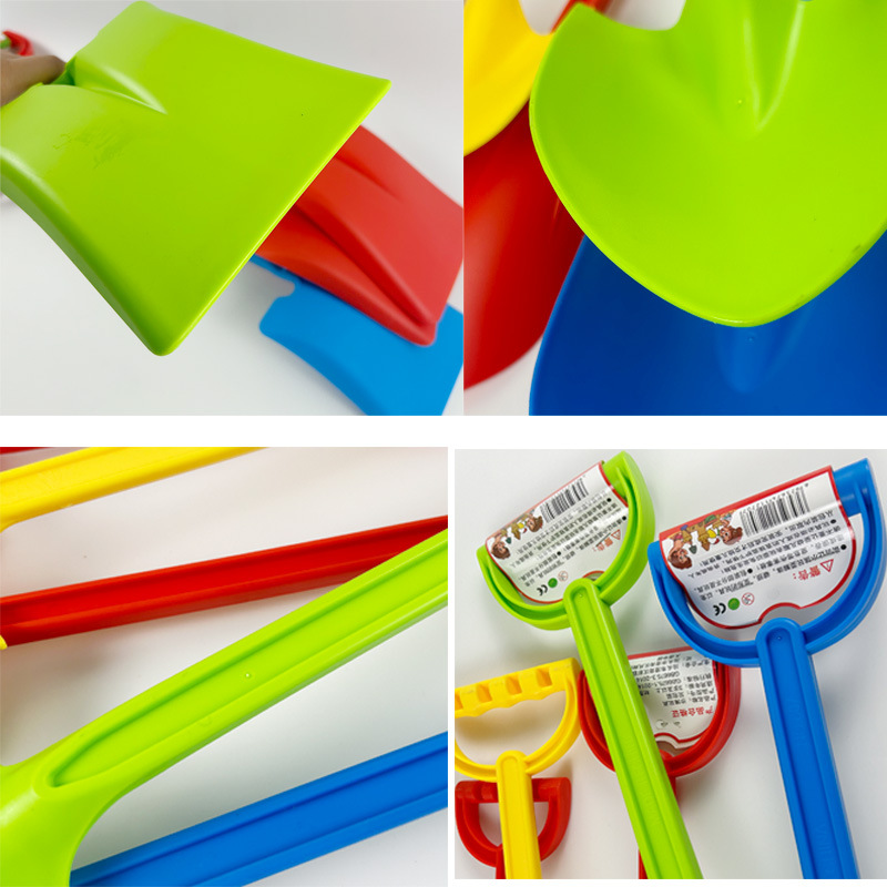 Children's large thickened plastic one-piece beach shovel and snow shovel toy, a tool for babies to dig sand, play with soil and snow by the seaside details Picture
