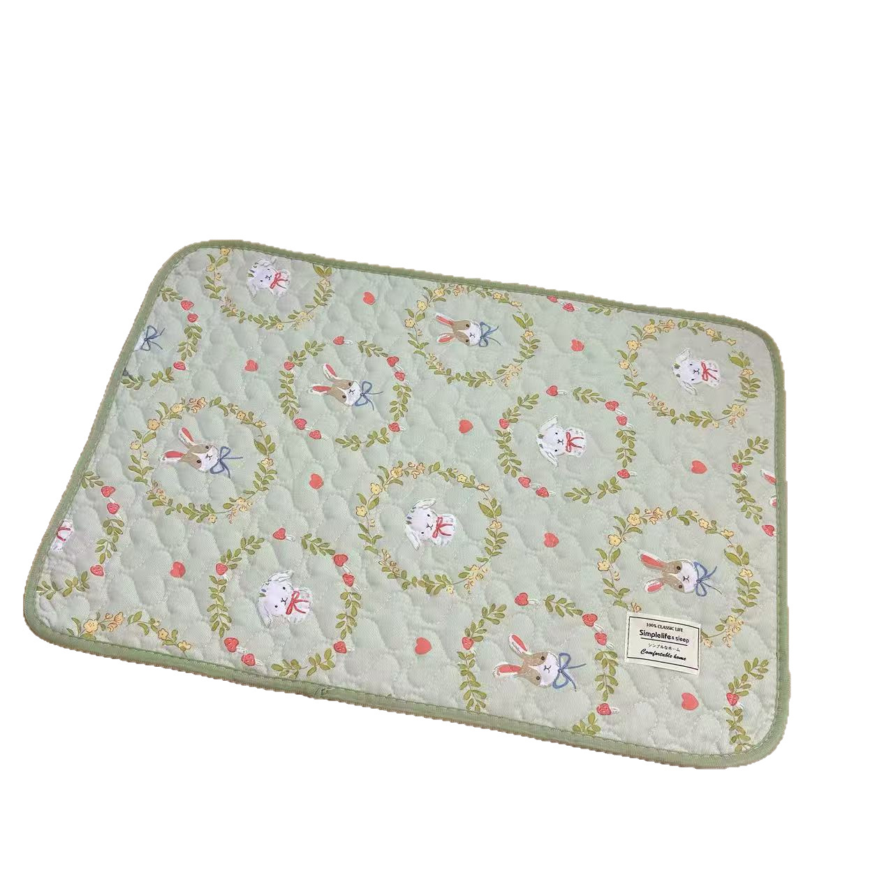 New style floor MATS, Korean-style pure cotton quilted carpet floor MATS, entrance door MATS, dust-proof floor MATS, waterproof and anti-slip pet MATS Item Picture