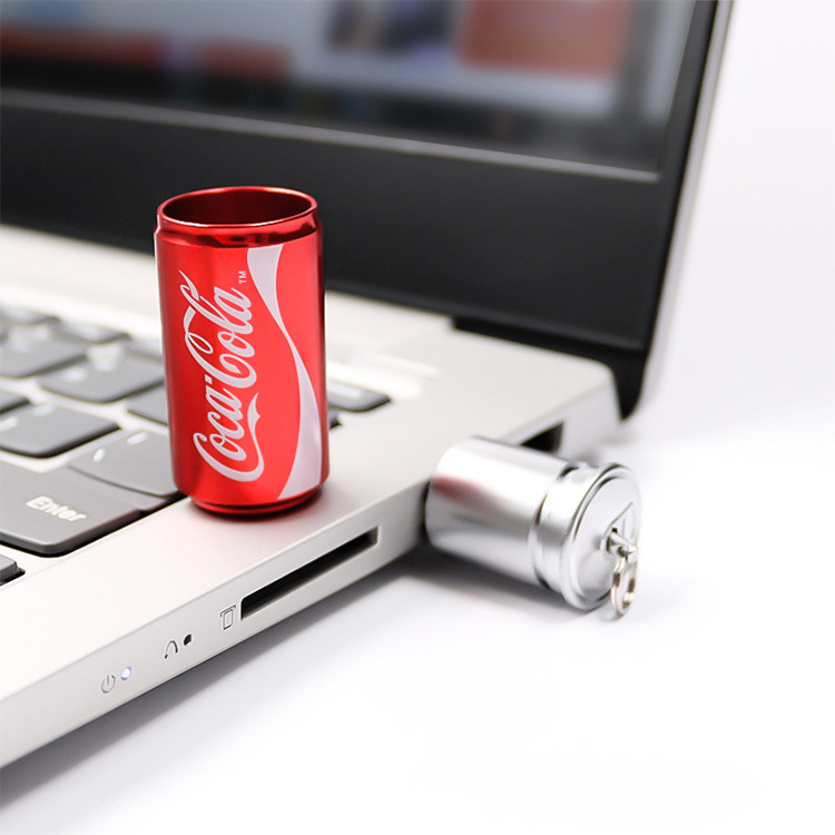 3.032g USB flash drive for canned cola, custom printing event gift, Pepsi advertising soda beverage can USB flash drive Specification image