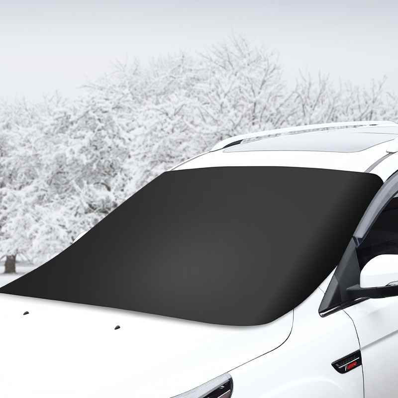 Car snow shield, front windshield cover, winter windscreen snow protection, winter window snow and frost protection, anti-freezing cover details Picture