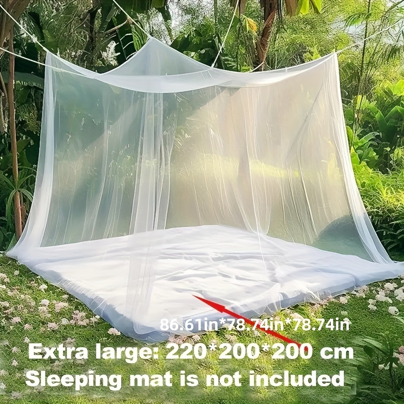 Amazon cross-border outdoor pavilion garden mosquito net, extra-large bedspread, camping screen house mosquito net, square mosquito net Specification image