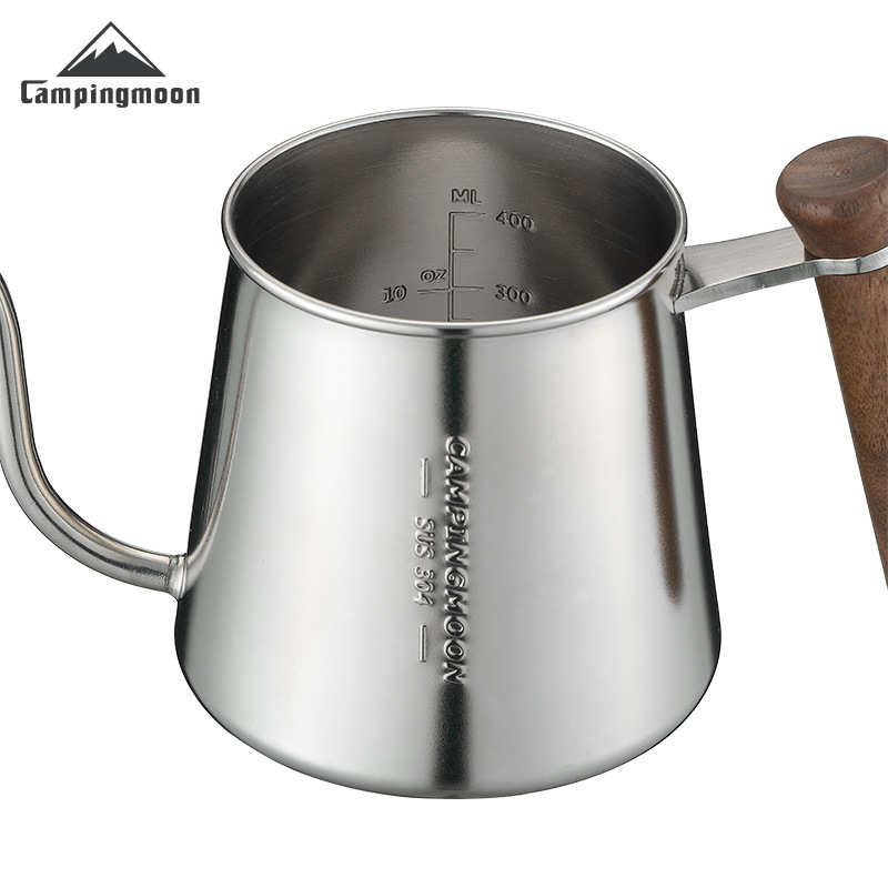 Koman SW-3 coffee hand-brewed pot, 304 stainless steel one-piece process, gooseneck narrow-mouthed pot, outdoor water bottle coffee pot Item Picture