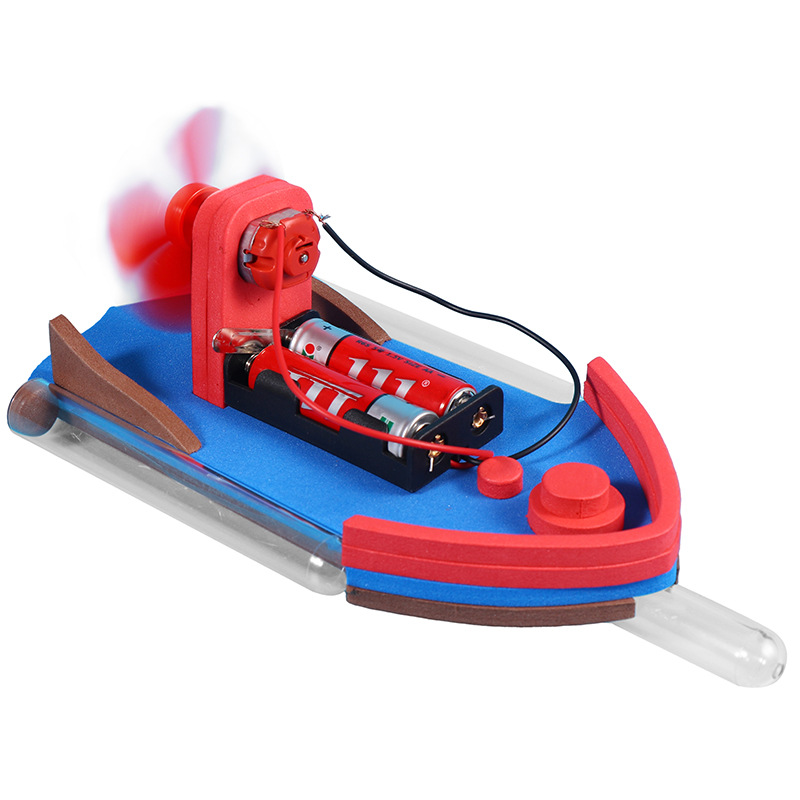 Scientific experiment equipment, water speedboats, small technological creations and inventions, aerodynamic boats, children's handmade toys Item Picture