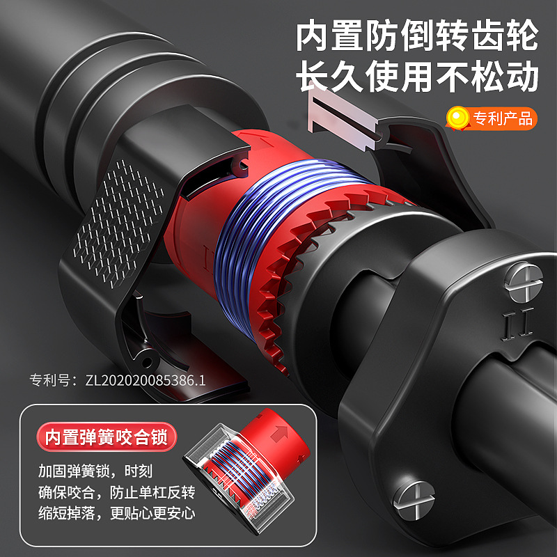 Horizontal bar, home indoor fitness equipment, pull-up machine, children's exercise, family non-drilling door, horizontal bar Specification image