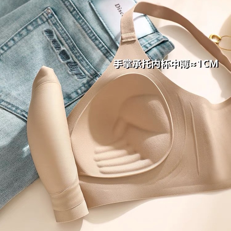 反重力内衣女2024新款爆款小胸聚拢上托防下垂无钢圈无痕舒适文胸细节图